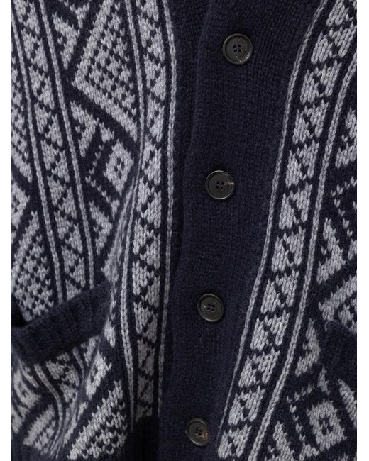 Cruciani Blue Cardigan for men
