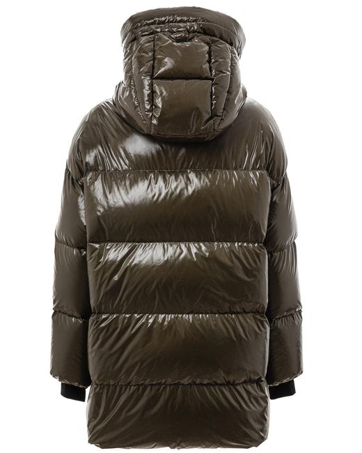 Herno Black Padded Parka With Hood