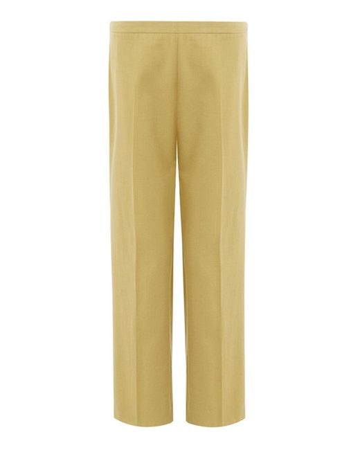 Lardini Yellow Cotton Chino Trousers