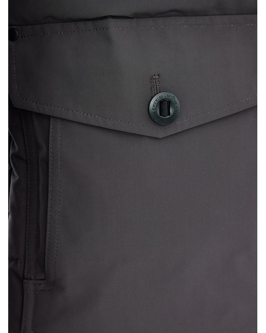 Moose Knuckles Gray Giubbino Field Jacket for men