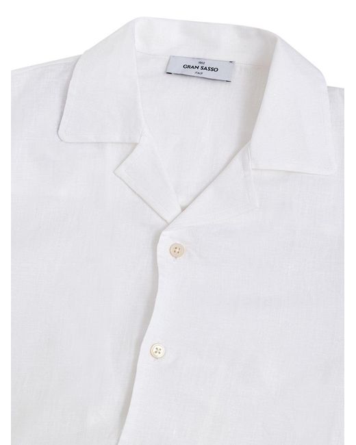 Gran Sasso White Camicia Bianca for men