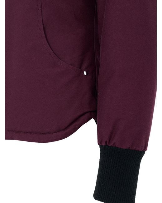 Moose Knuckles Purple Winter Jackets