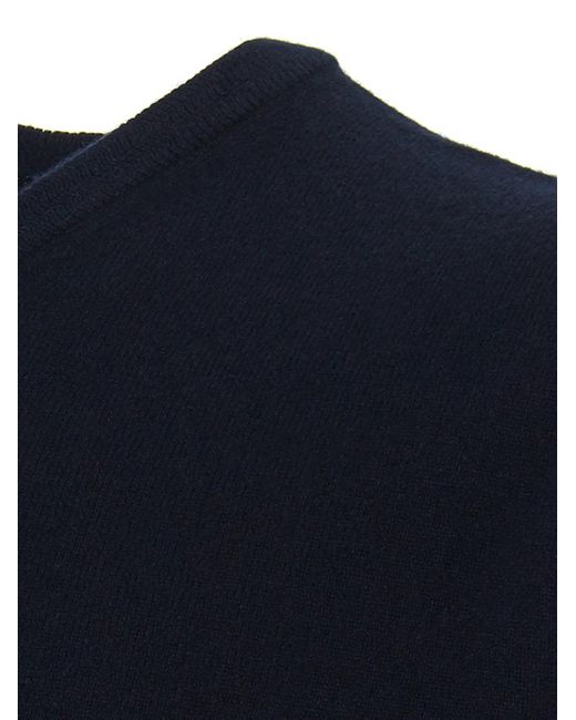 Maglione Scollo V di Colombo in Blue da Uomo