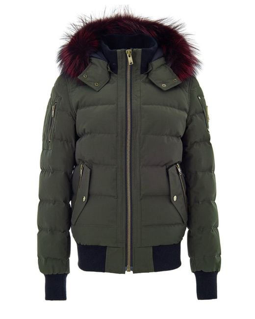 Moose Knuckles Black Piumino Bomber
