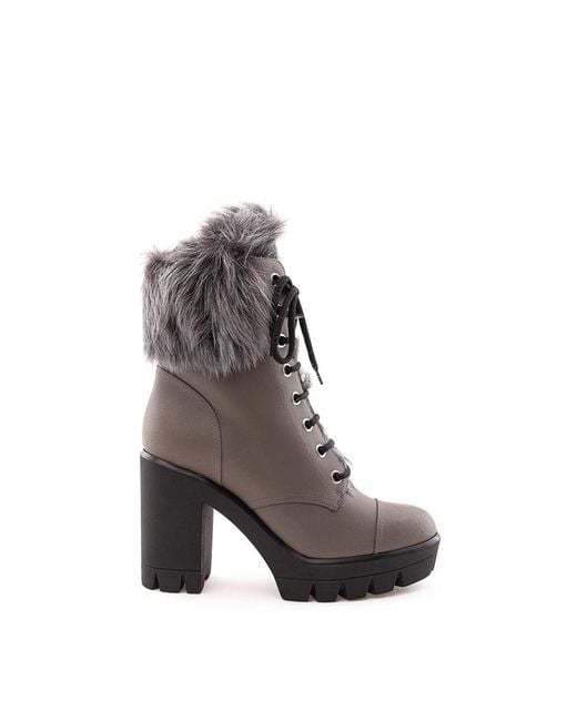 Giuseppe Zanotti Gray Heeled Boots