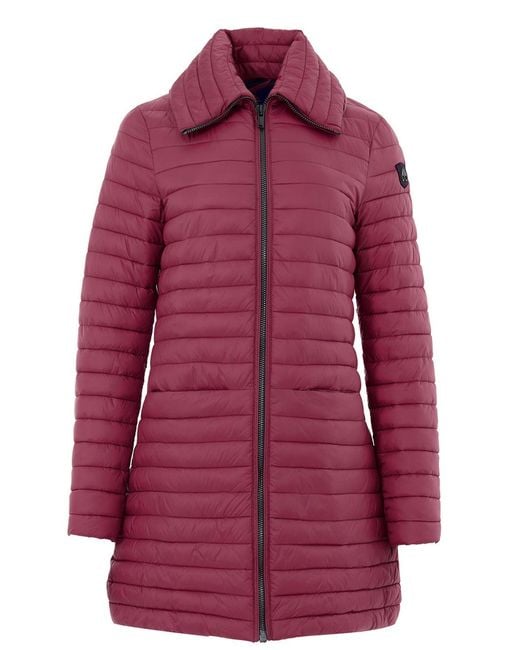 Moose Knuckles Red Piumino Lightweight Media Lunghezza