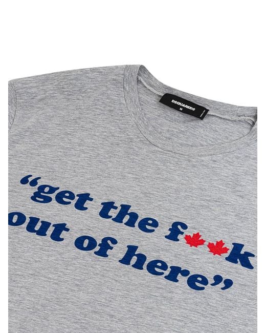 DSquared² Gray T-Shirt for men