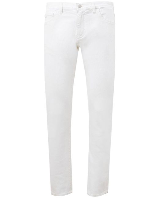 Jeans Cinque Tasche di Armani Exchange in White