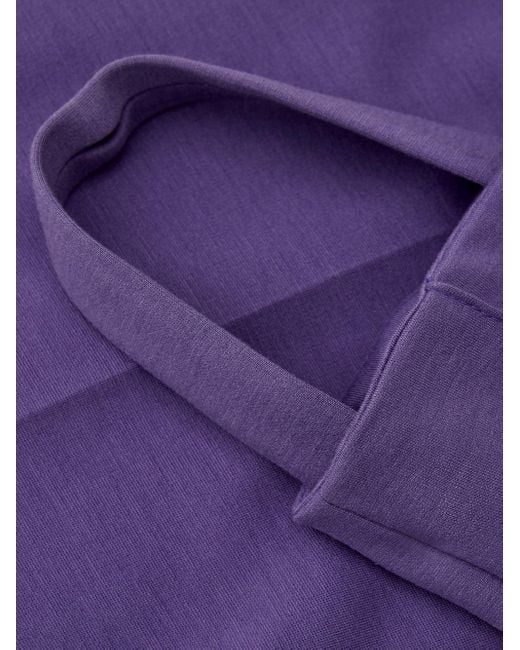 Lardini Purple Pantaloni Stile Cavallerizza