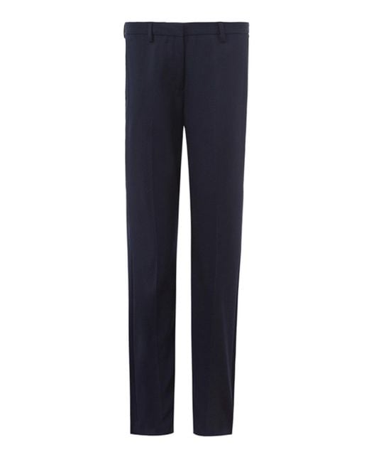 Lardini Blue Wool Trousers