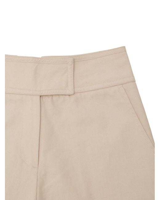 Cult Gaia Natural Pantaloni Cipria Con Fascia
