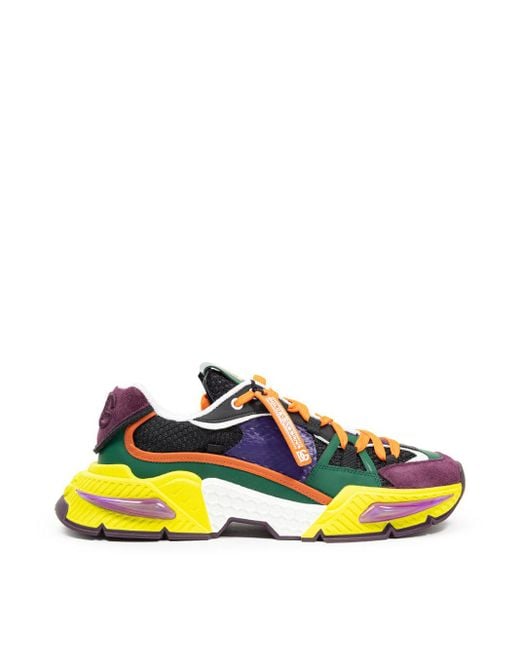 Dolce & Gabbana Yellow Air Master Sneakers for men