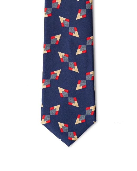 Giorgio Armani Blue Silk Tie for men