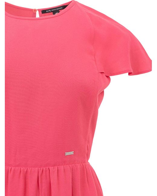 ARMANI EXCHANGE Pink Fuchsia Mini Dress