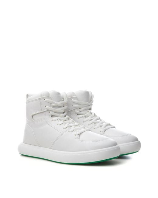 Bottega Veneta High 'pillow' White Sneakers for men