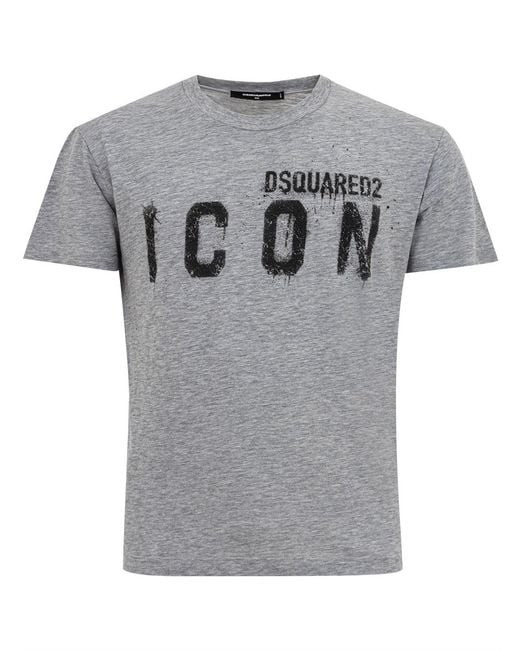 DSquared² Gray T-Shirt Mélange for men