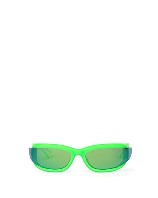 Occhiali Da Sole di Bottega Veneta in Green