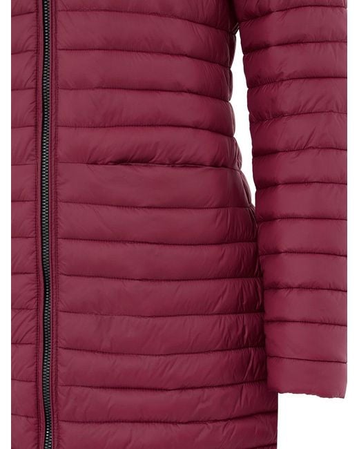 Moose Knuckles Red Piumino Lightweight Media Lunghezza