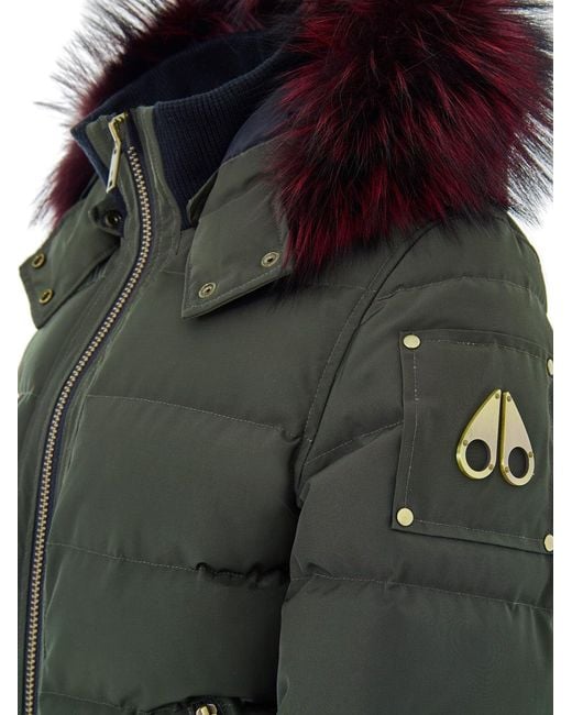 Moose Knuckles Black Piumino Bomber