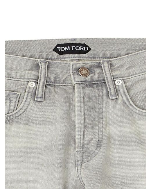 Jeans Cinque Tasche di Tom Ford in Gray da Uomo