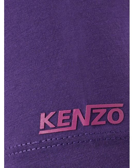 KENZO Blue T-Shirt With Magic Print