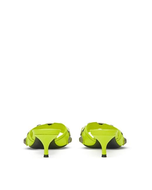 Balenciaga Yellow Heeled Mules