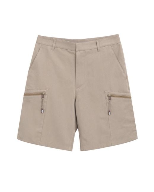 Dior Gray Bermuda Cargo for men