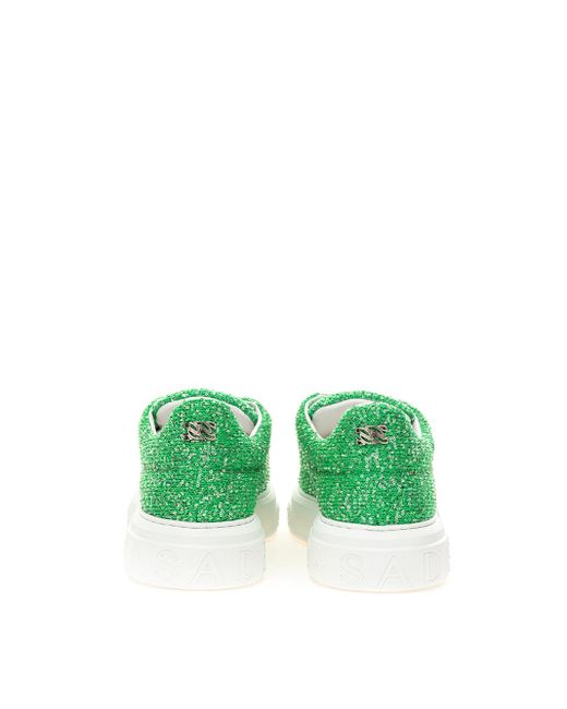 Casadei Green Leather Sneaker