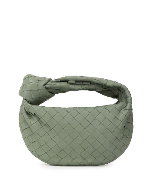 Borsa Mini Jodie di Bottega Veneta in Green