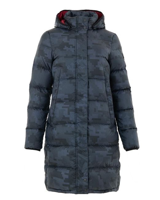 Moose Knuckles Blue Cotton Coat