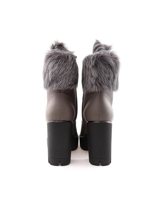 Giuseppe Zanotti Gray Heeled Boots