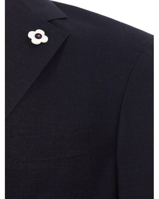 Lardini Blue Two Buttons Jacket for men