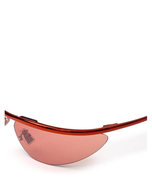 Bottega Veneta Pink Occhiali Da Sole for men