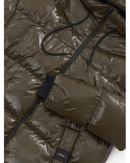 Herno Black Padded Parka With Hood
