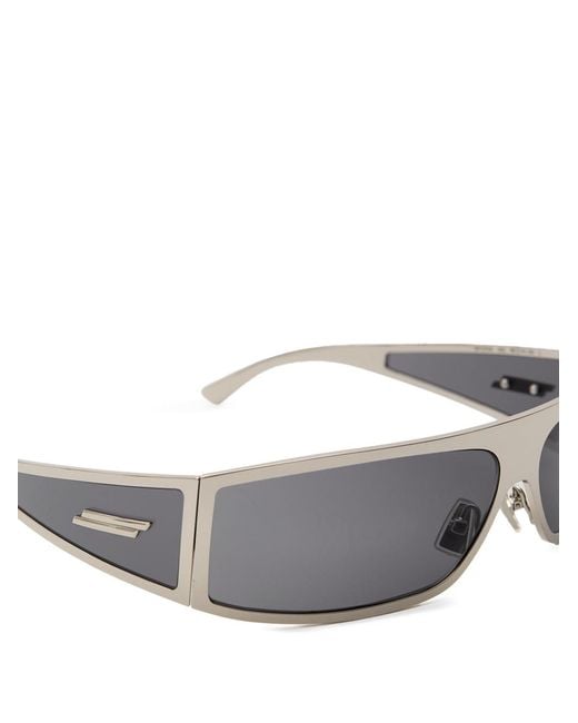 Bottega Veneta Gray Occhiali Da Sole Avvolgenti