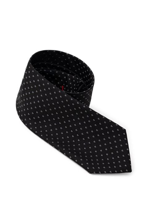 Jil Sander Black Cravatta 7 Cm for men