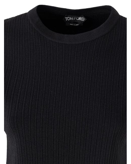 Tom Ford Black Elasticized Shirt