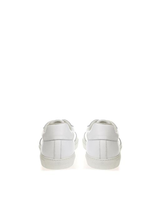 Roberto Cavalli White Low Sneakers