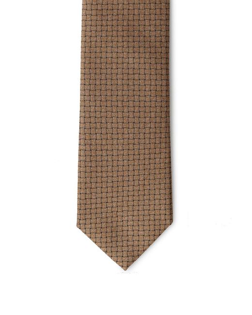 Cravatta Bronzo di Giorgio Armani in Brown da Uomo