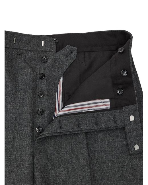 Thom Browne Gray Pantaloni Sartoriali for men