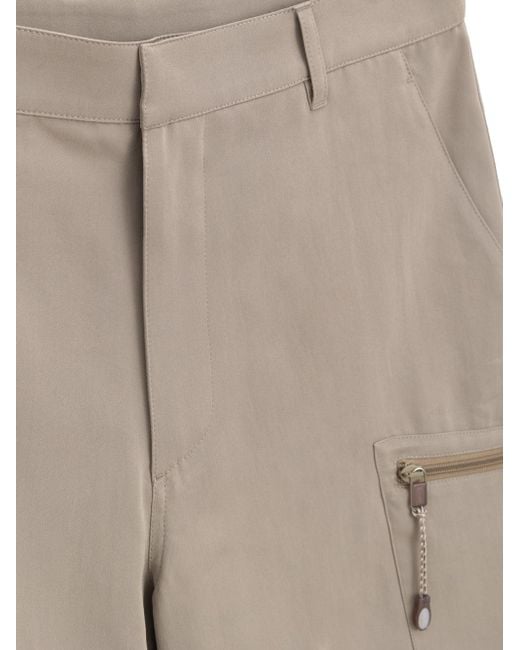 Dior Gray Bermuda Cargo for men