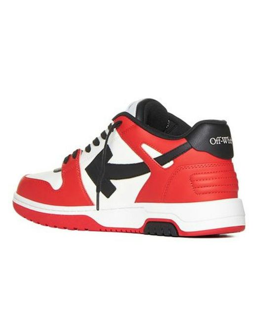 Off-White c/o Virgil Abloh Red Off- Out Of Office/ Trainer Sneaker for men