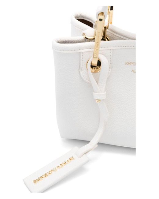 Emporio Armani White Myea Xs Shopping Bag