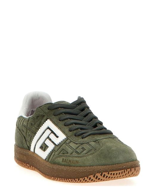 Balmain Green Chic Sneakers