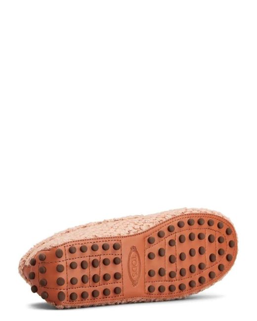 Tod's Pink Xxw22L0Jb90U8Bxxc6 Slip-On Donna Tomaia Tessuto Fondo Gomma