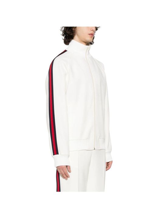 Gucci White Zippered Jacket for men