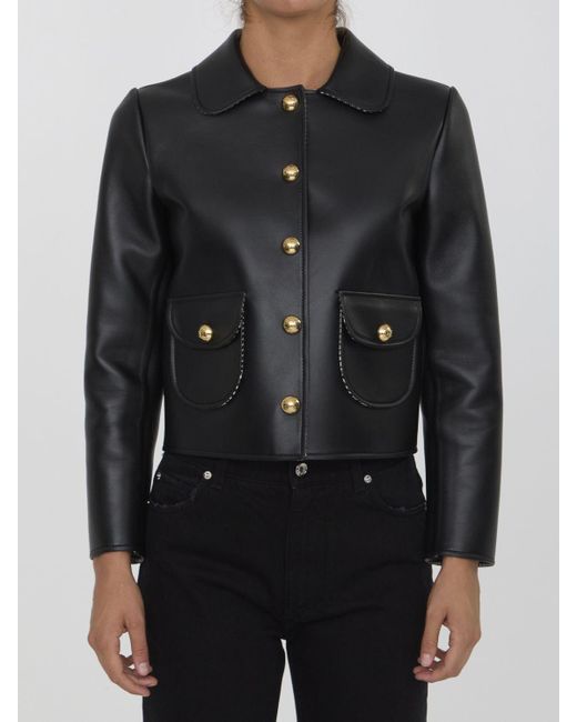 関税込 Celine JACKET WITH CLAUDINE COLLAR IN SOFT LAMBSKIN JACKET LAMBSKIN Celine CLAUDINE SOFT 関税込 COLLAR IN WITH