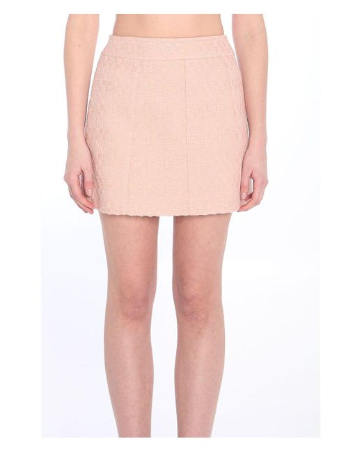 Céline Pink Mini Trapeze Skirt