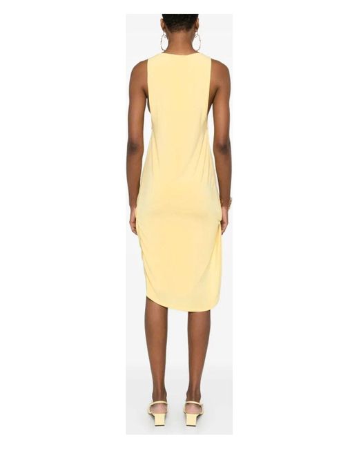 Jacquemus Metallic La Robe Peplo Courte