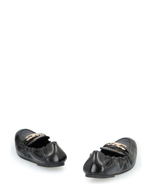 Ferragamo Black Jodie Leather Loafers